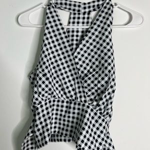 Chicwish gingham tank top